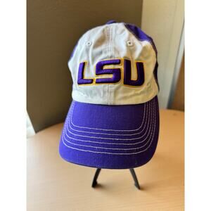 LSU Tigers NCAA Adjustable Cap – Purple & Gold – Embroidered Tiger Logo